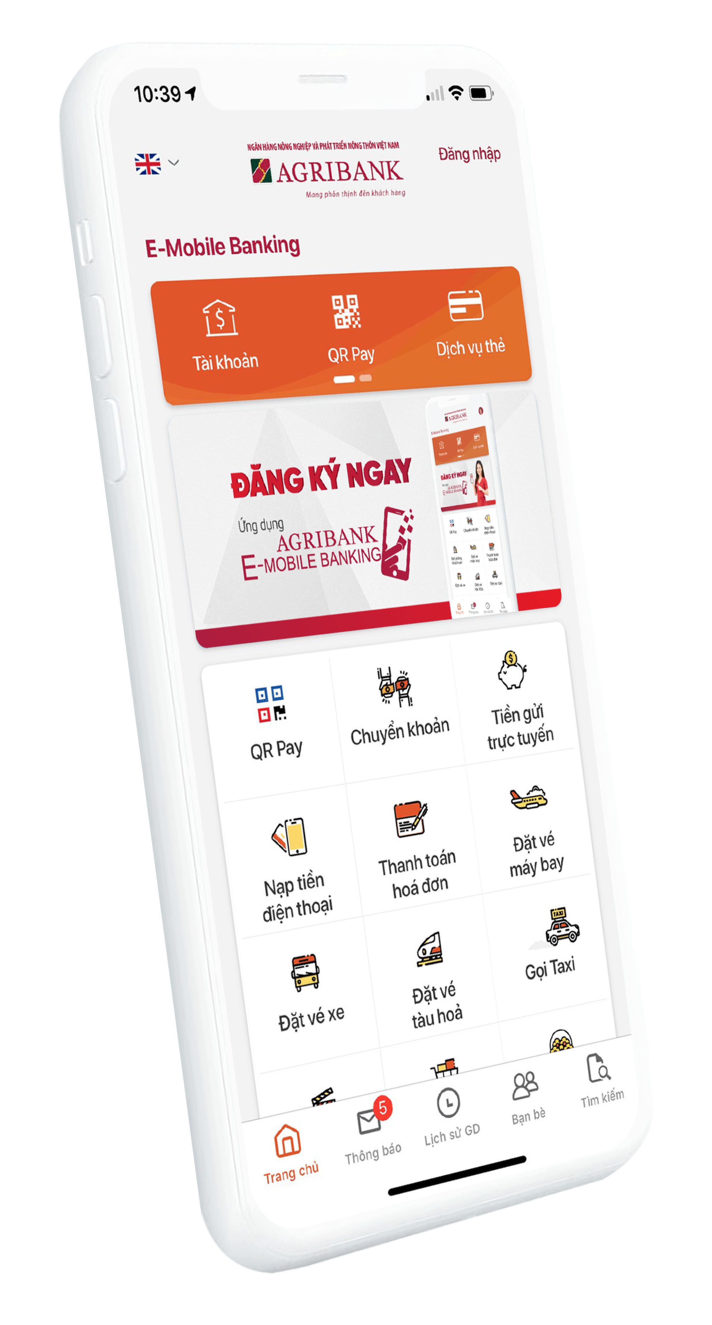 Agribank E-mobile Banking