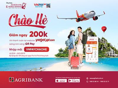qr pay tren agribank e mobile banking